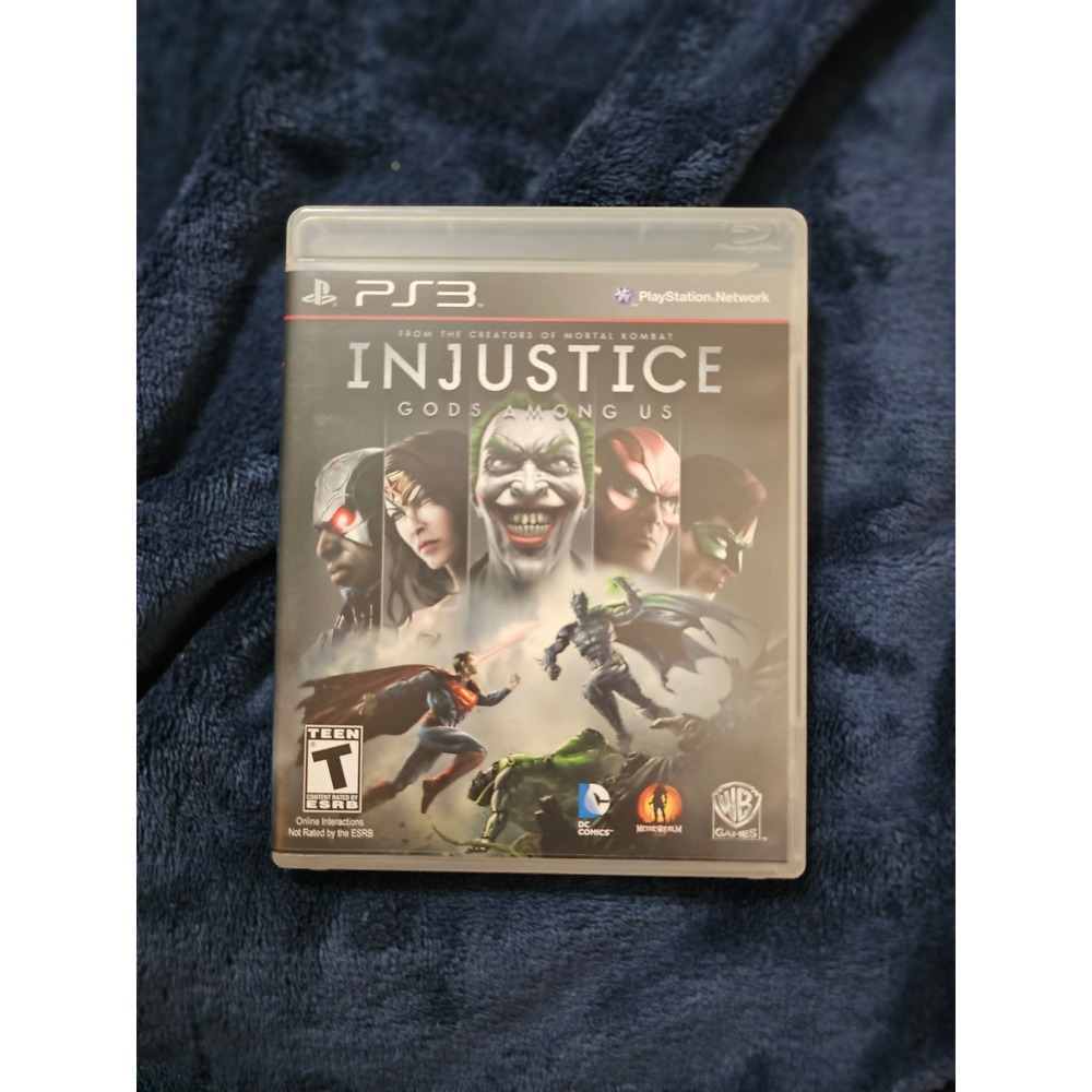 Injustice Gods Among Us Sony PS3 PlayStation 3 DC Comics Fighting Game CIB